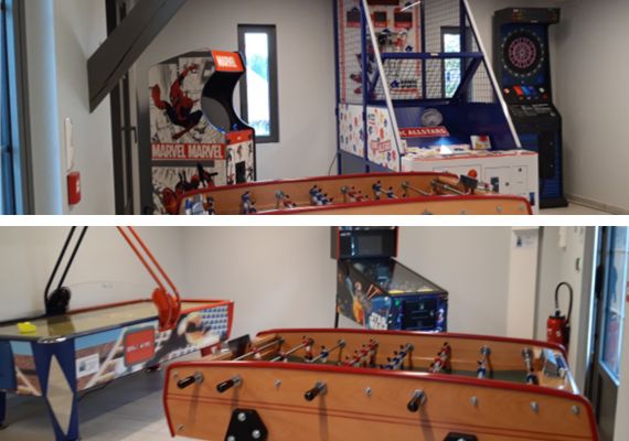 La salle de jeu