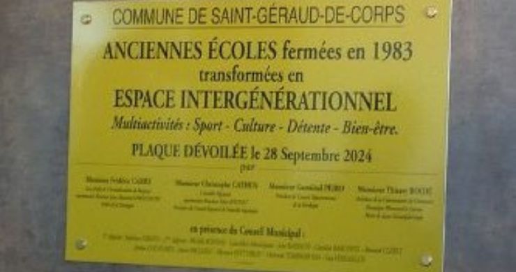 Inauguration des bâtiments communaux le 28 septembre 2024
